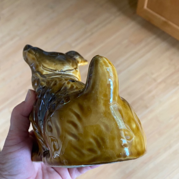 Gold Castle Porcelain Terrier Scotty Ceramic DOG Tea Candle Incense Holder Brown - Picture 8 of 10